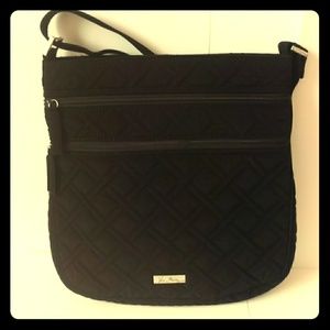 Vera Bradley Triple Zip Hipster Crossbody New